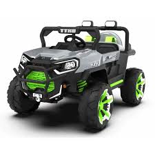 VOITURE ELECTRIQUE 4*4 GRIS