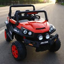 VOITURE ELECTRIQUE 4*4 ROUGE