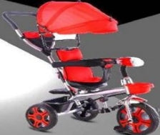 VELO POUSSETTE  3 ROUE ROSE