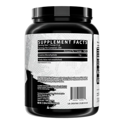 Creatine Monohydrate 1KG – NUTREX