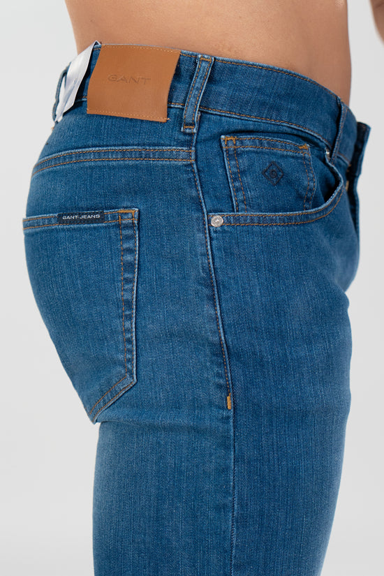 GANT Jean Slim Mid Blue