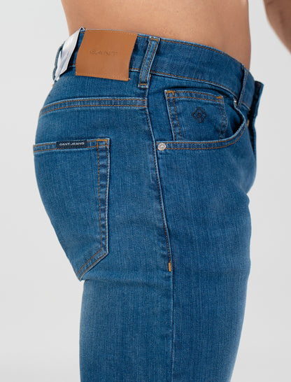 GANT Jean Slim Mid Blue