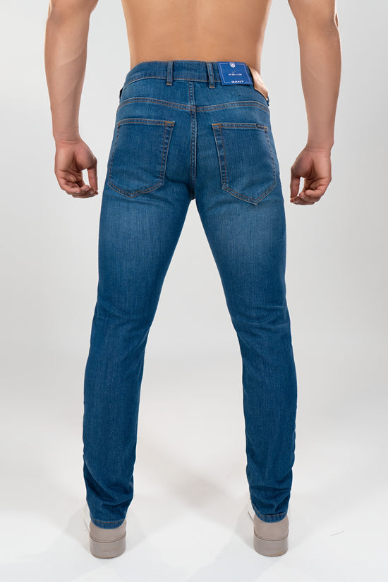 GANT Jean Slim Mid Blue