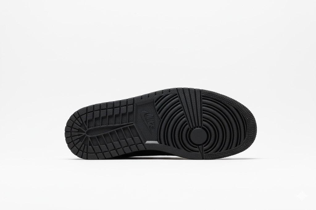 Nike Air Jordan 1 Mid “Triple Black Patent Leather”