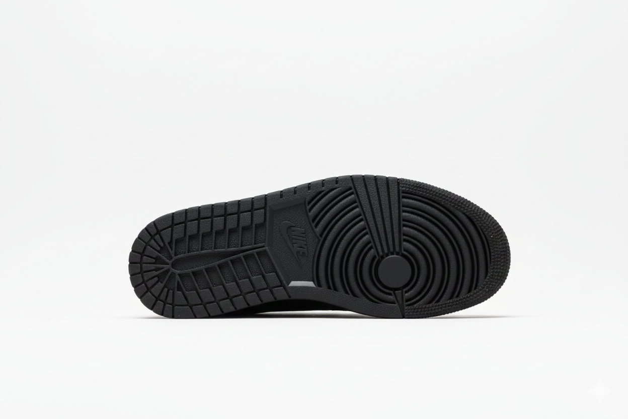 Nike Air Jordan 1 Mid “Triple Black Patent Leather”