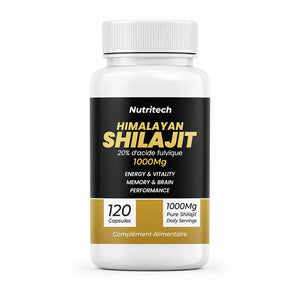 Himalayan Shilajit Nutritech 120 Capsules – 1000 Mg