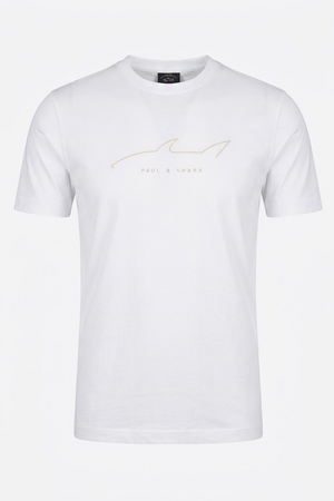 Paul & Shark T-shirt-Brodée Unisexe