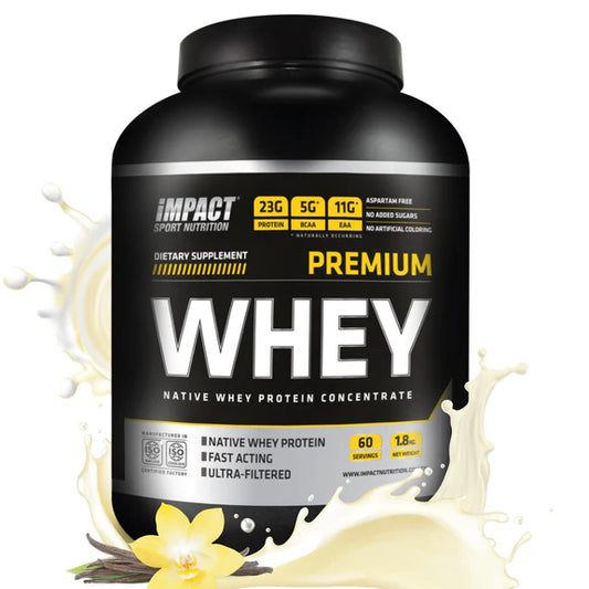 Whey Premium Pot de 1.8 kg Impact Nutrition