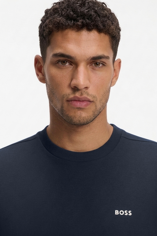 Boss Cotton T-shirt-logo UniSexe