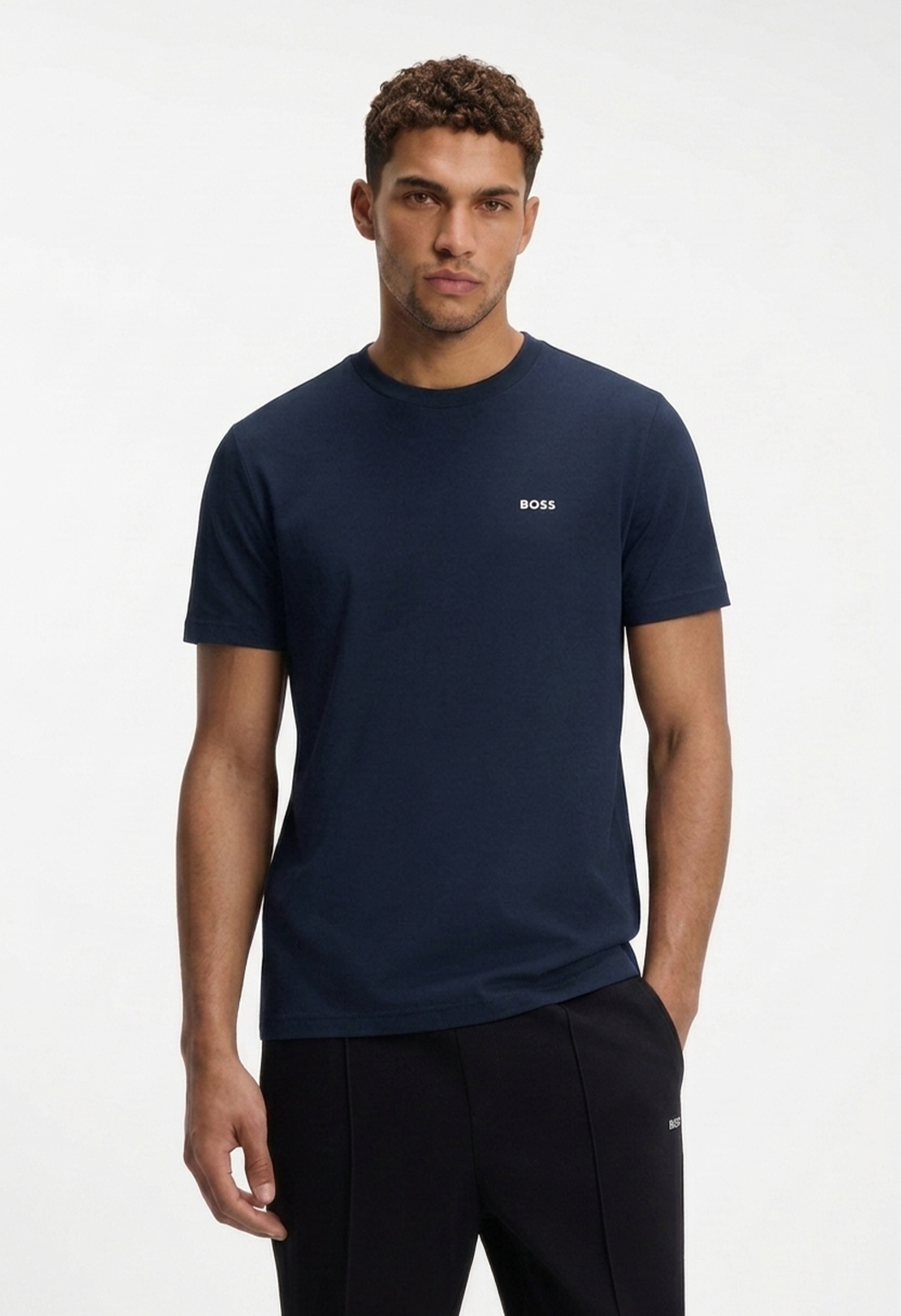 Boss Cotton T-shirt-logo UniSexe