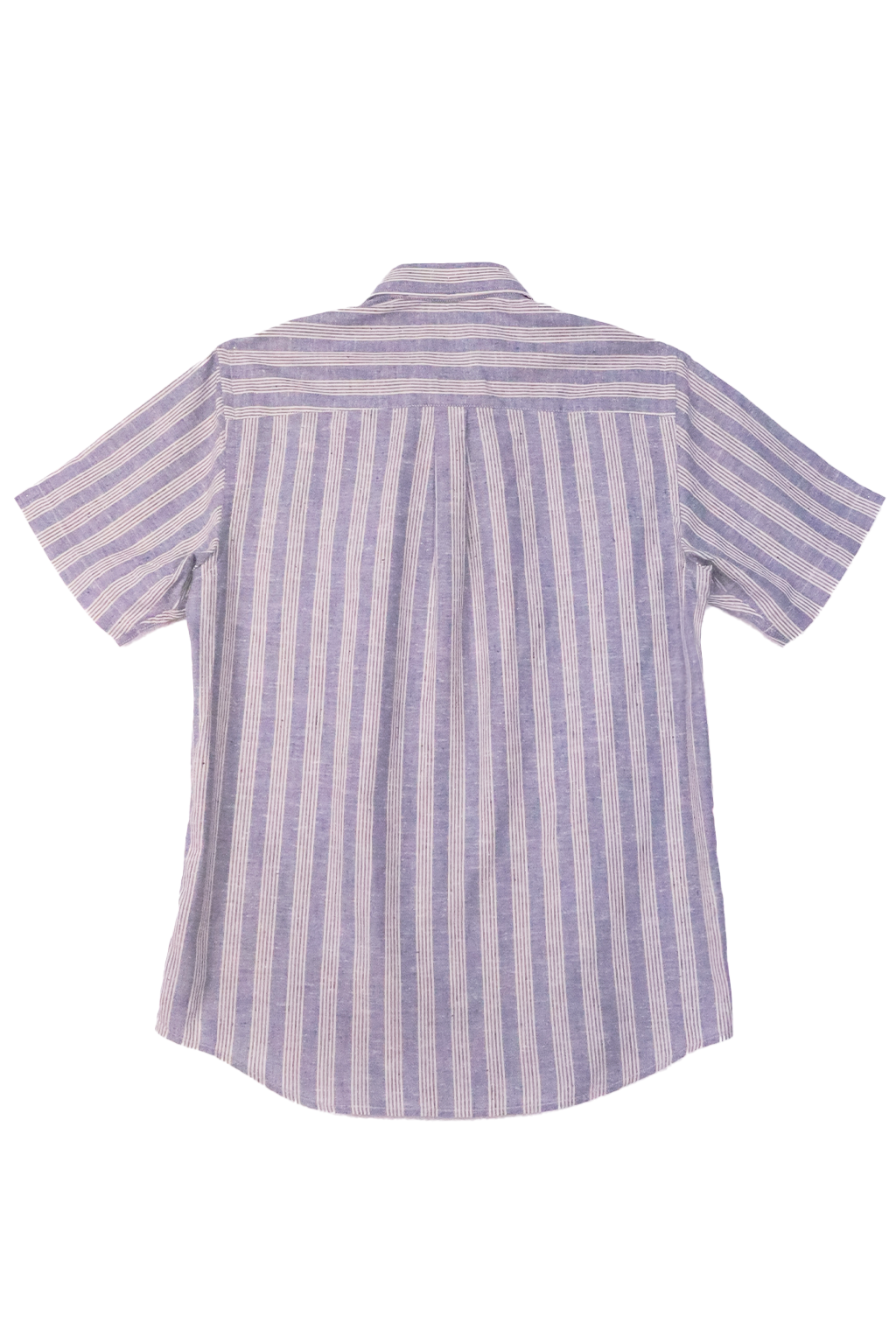 Gant Chemise Demi Manches à Rayures Casual Fit Lin