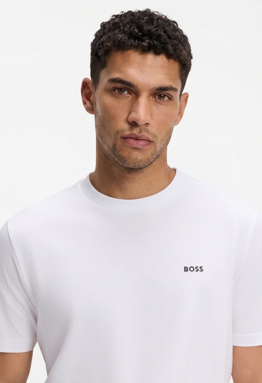 Boss Cotton T-shirt-logo UniSexe