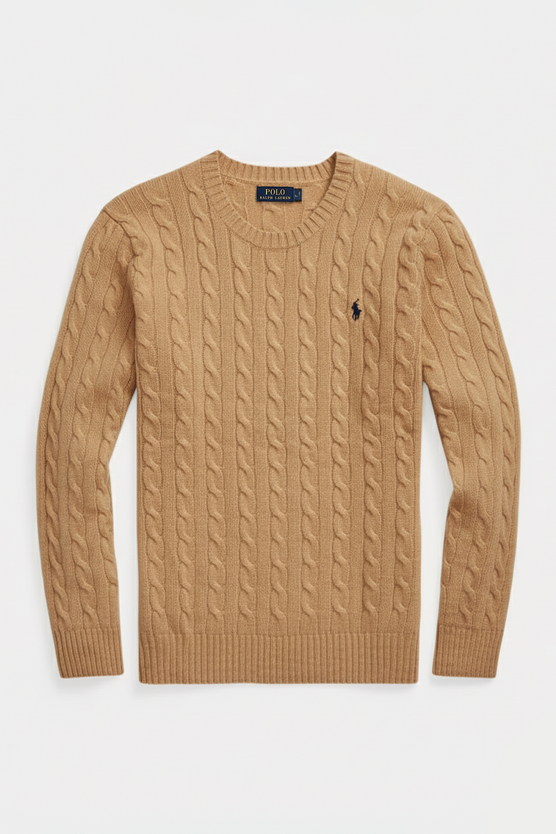 Polo Ralph Lauren Pull torsadé en laine et cachemire