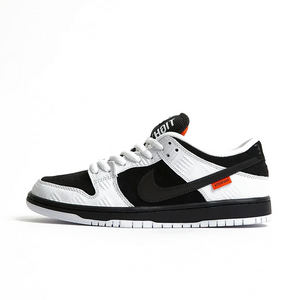 Nike SB « Tightbooth » Dunk Low QS – Blanc/Noir-Orange de sécurité