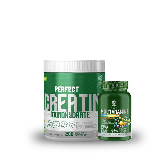 Pack Creatine Monohydrate 200 G + Multivitamine 120 Capsules