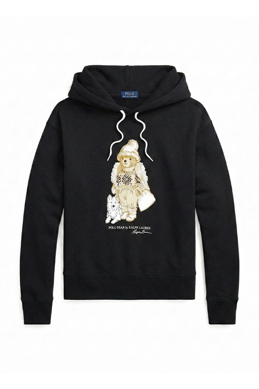 Polo Ralph Lauren POLO BEAR HOODIE - Sweat à Capuche - black