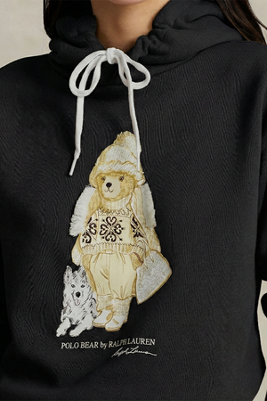 Polo Ralph Lauren POLO BEAR HOODIE - Sweat à Capuche - black