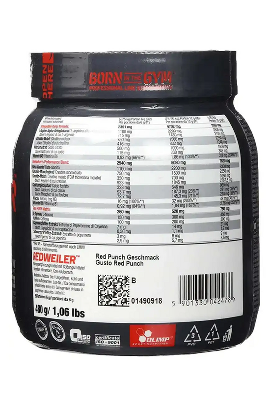 Olimp Sport Nutrition Redweiller – 480g – 0,48kg