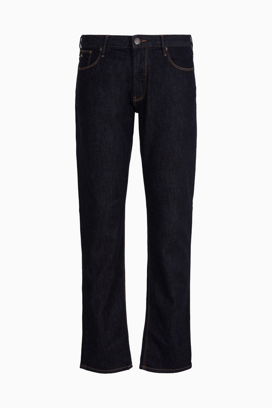 ARMANI Jean Regular Bleu En Denim Confortable