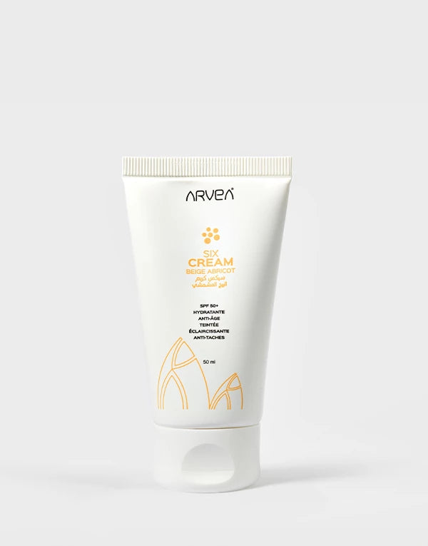 Six Crème Beige Abricot