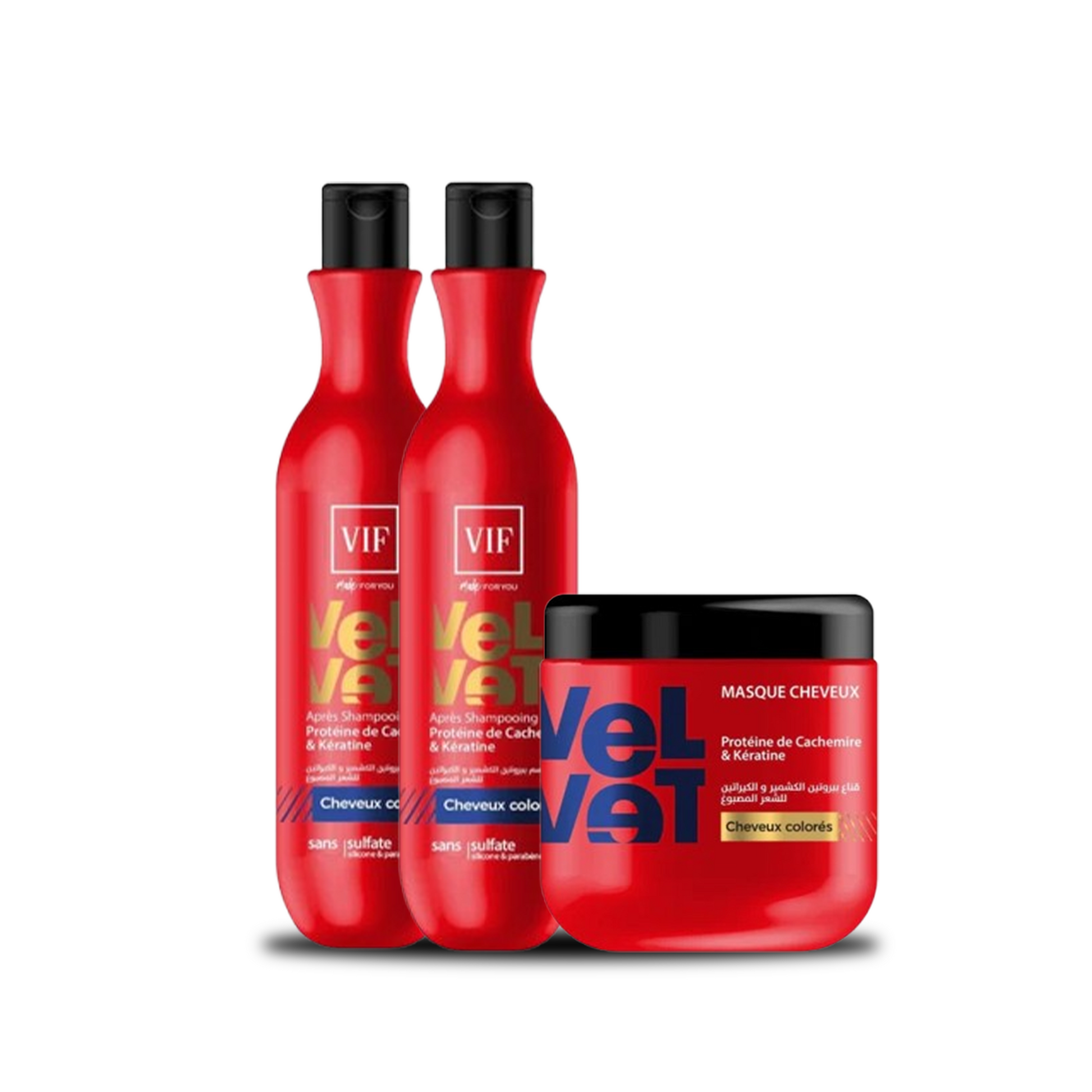 PACK CHEVEUX COLORES VIF