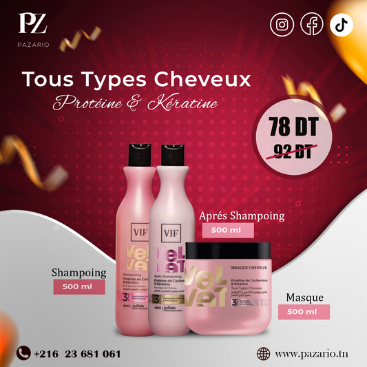 PACK TOUS TYPES CHEVEUX VIF