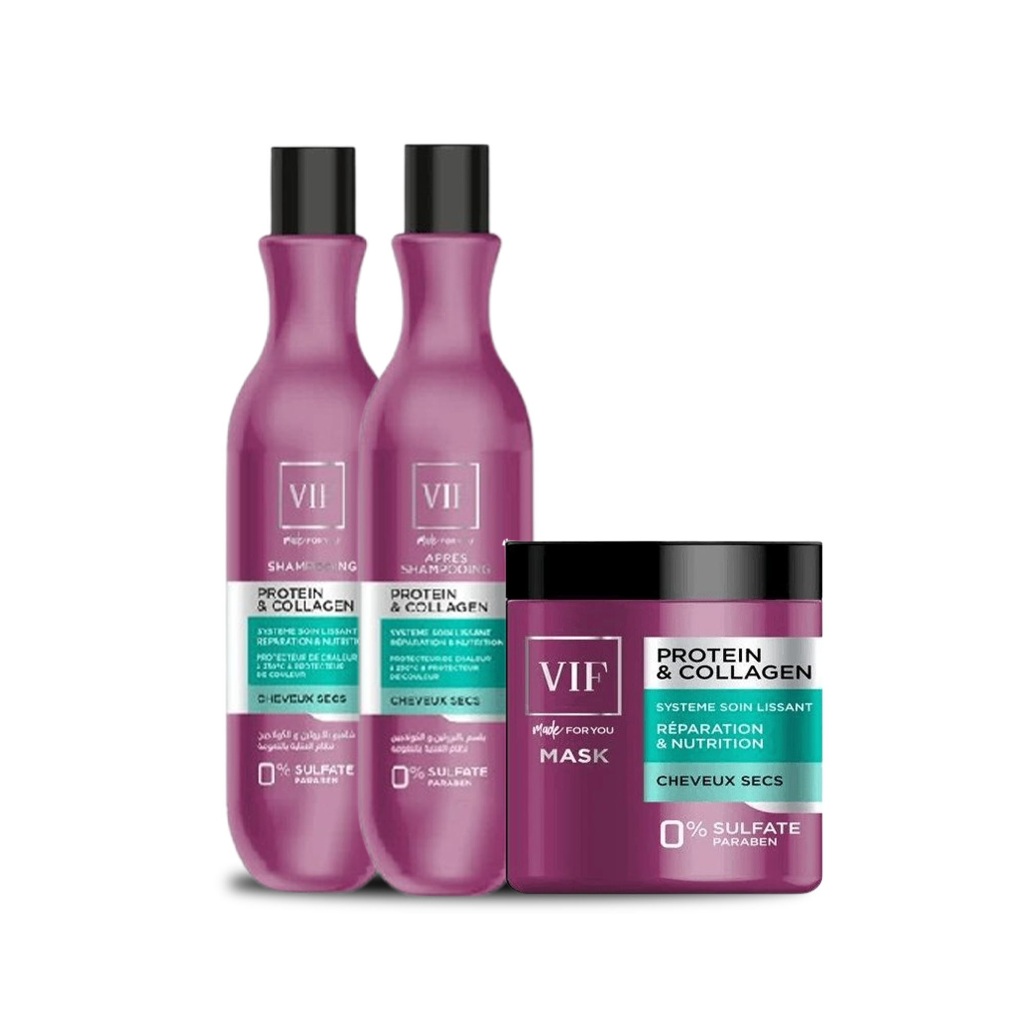 PACK CHEVEUX SEC VIF