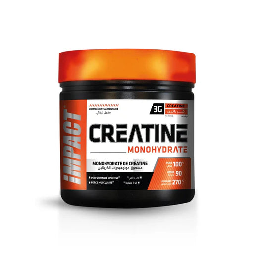 Creatine Monohydrate Impact Nutrition - 270 G - 90 Scoop