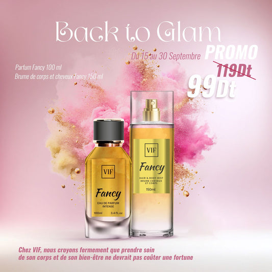 Pack FANCY - Parfum & Brume cheveux corps