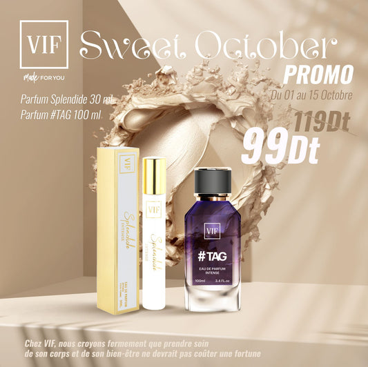 Pack Parfum splendide 30 ml - Parfum tag 100 ml