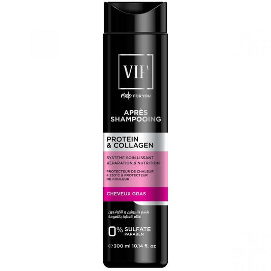 Apres Shampoing Protein&Collagen Cheveux Gras 300 ml