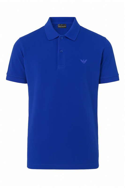 ARMANI Polo Bleu Royal