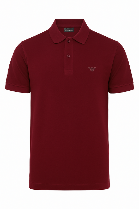 ARMANI Polo Bordeaux