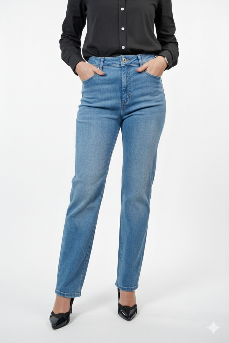 Emporio Armani POCKETS PANT - Jean Denim Aigle Rose