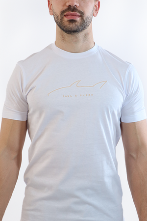 Paul & Shark T-shirt-Brodée Unisexe