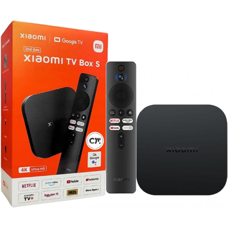 Box TV Xiaomi S 2ème Génération 4K Ultra HD - Noir