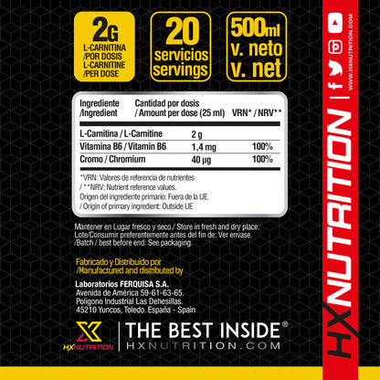 L - Carnitine Liquide 500 Ml - Tunisie