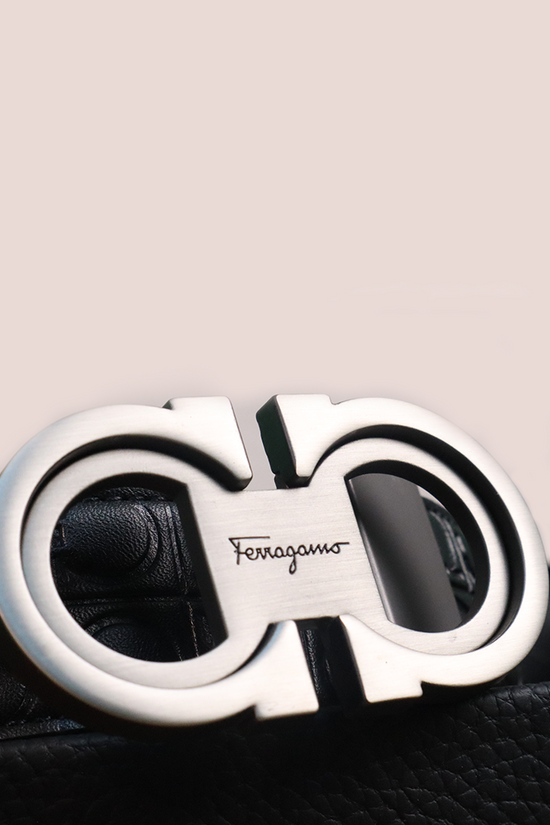 Ferragamo Ceinture Hommes Gris Mate