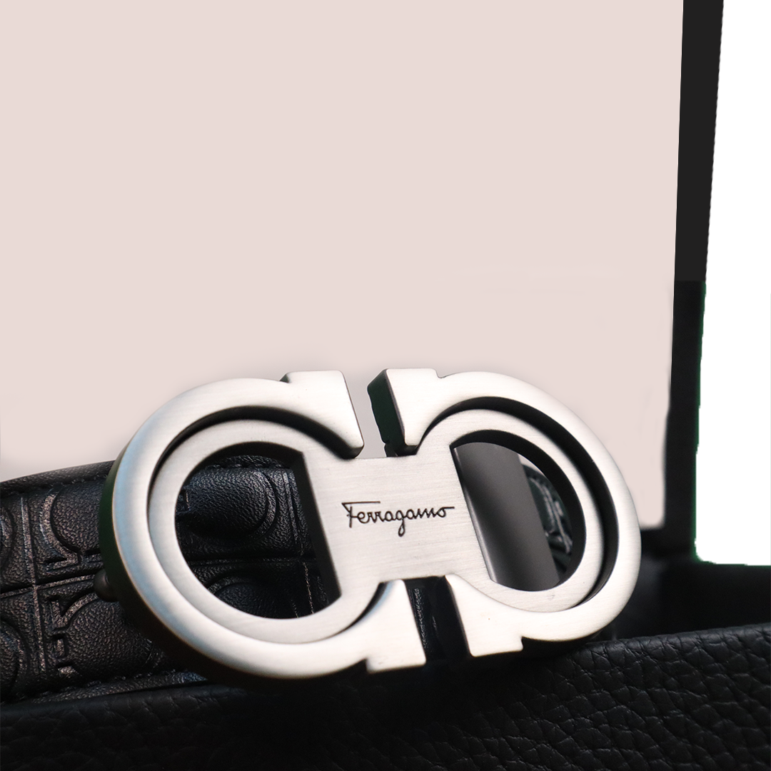 Ferragamo Ceinture Hommes Gris Mate