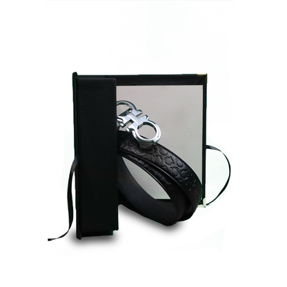 Ferragamo Ceinture Hommes Gris Brillant