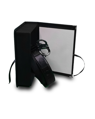 Ferragamo Ceinture Hommes Noir Brillant