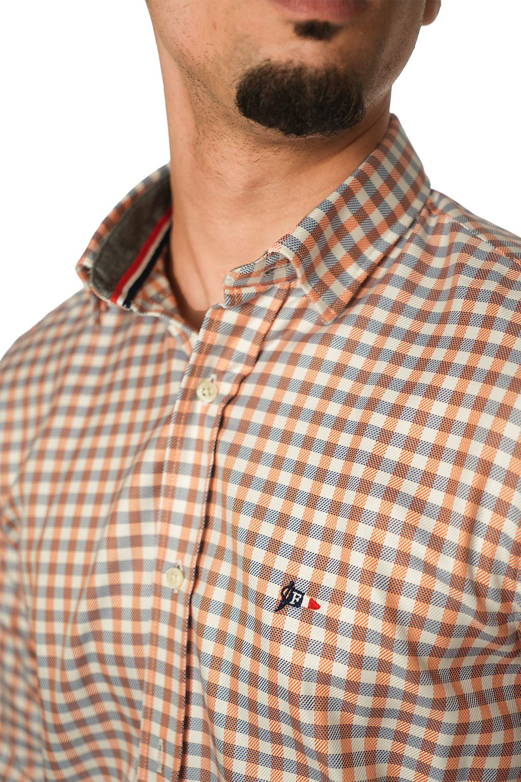 Façonnable Chemise Carreaux Casual Fit