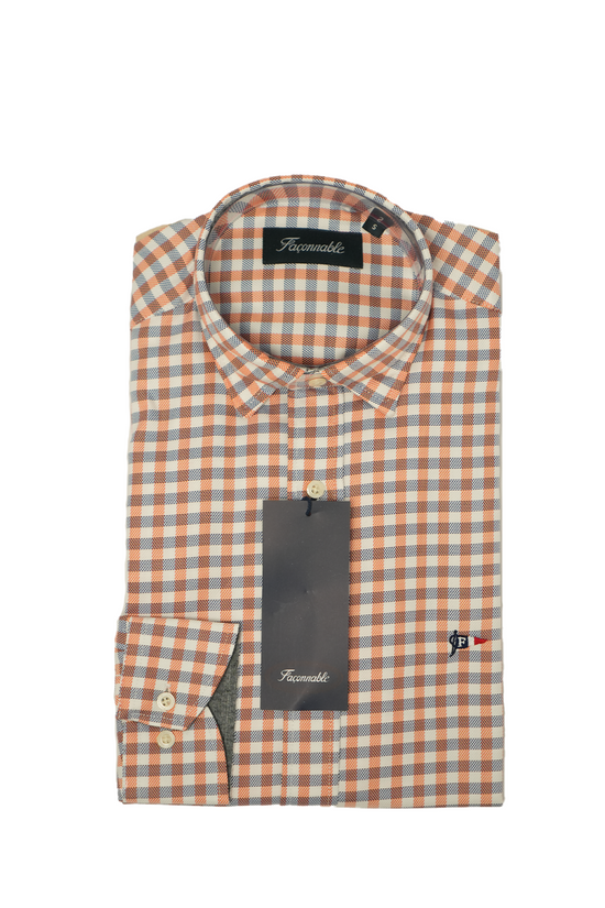 Façonnable Chemise Carreaux Casual Fit