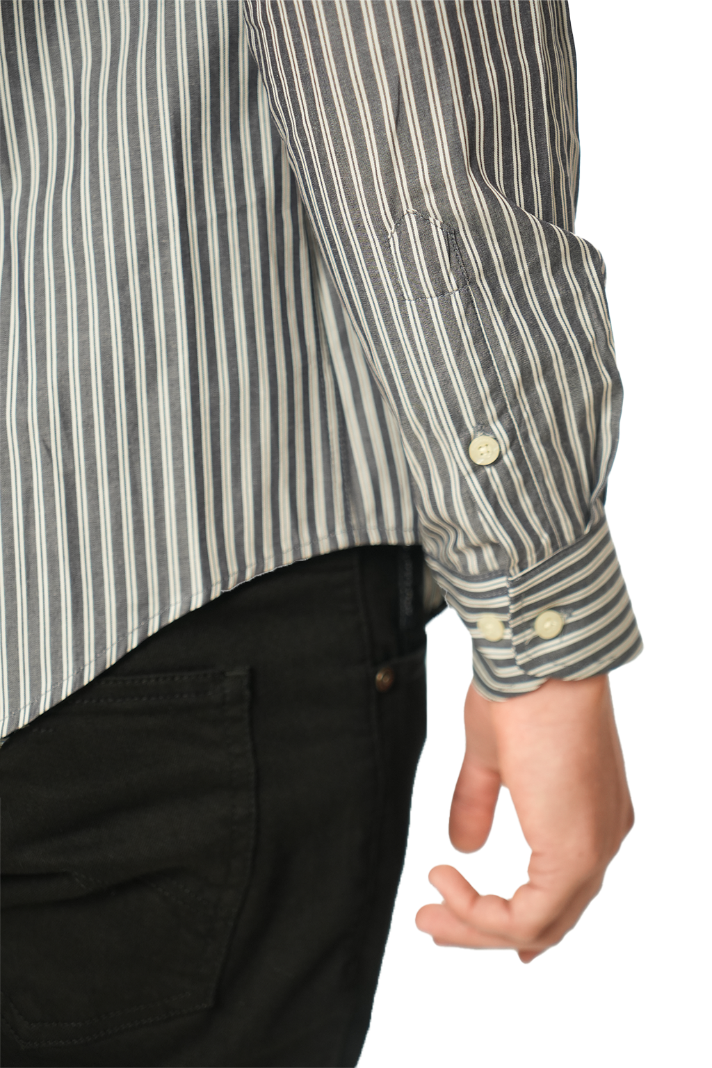 Façonnable Chemise à Rayures Poche sur le devant