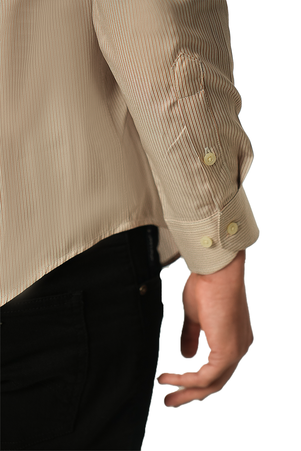 Façonnable Chemise à Rayures Poche sur le devant