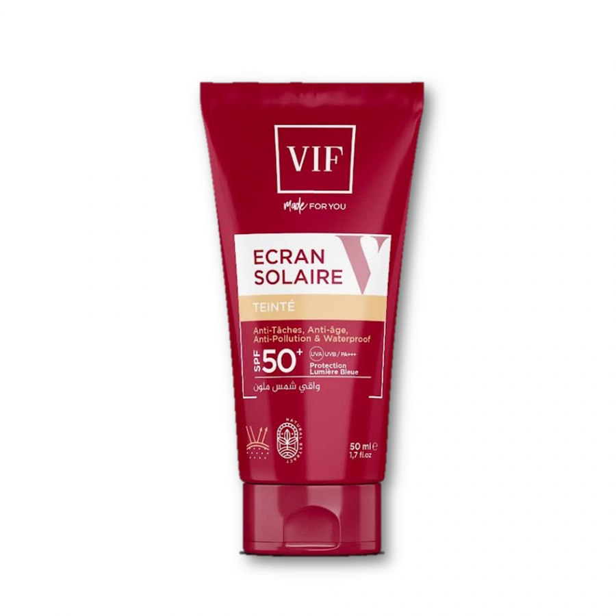 Écran solaire teinté SPF 50+