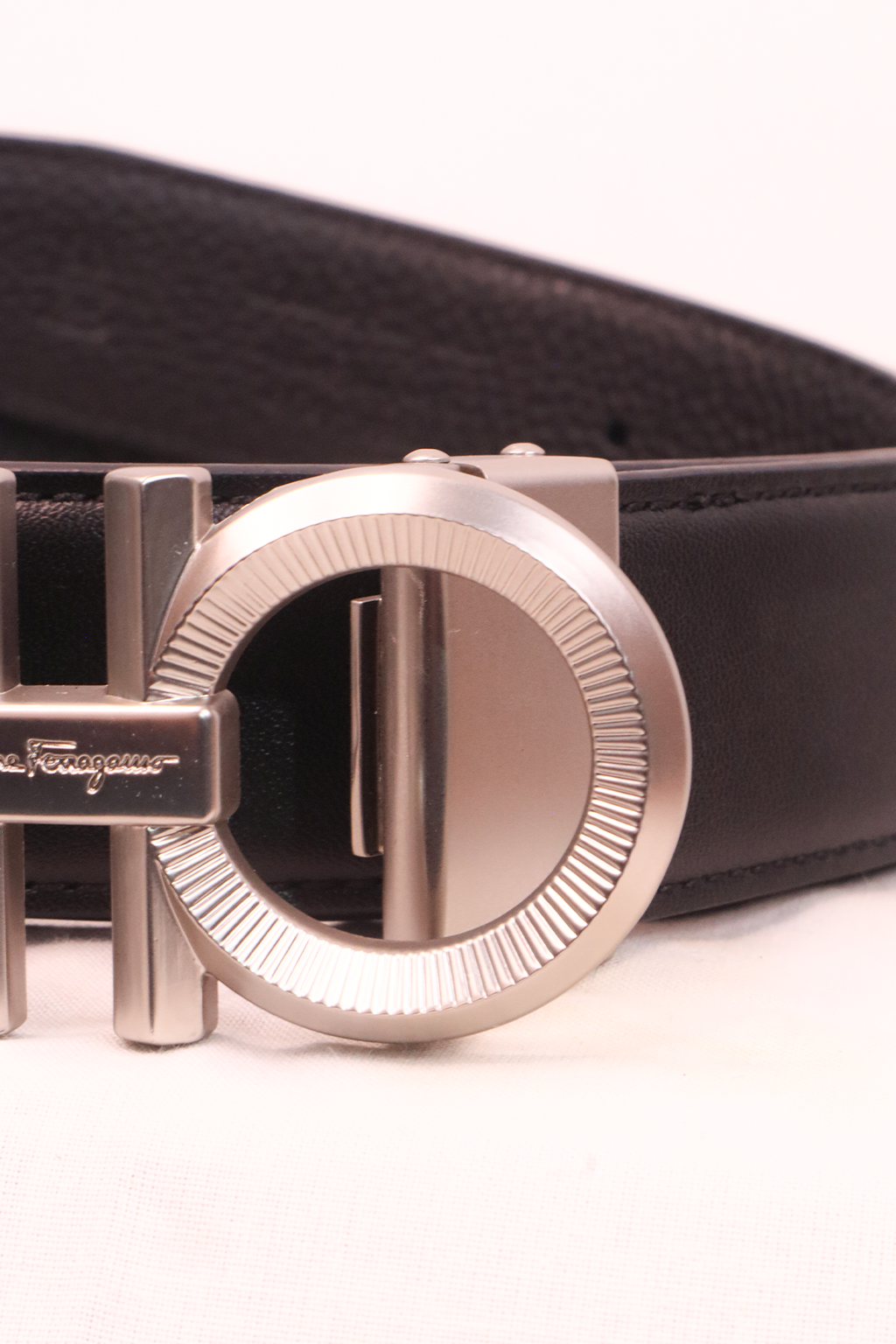Ferragamo Ceinture Hommes Silver