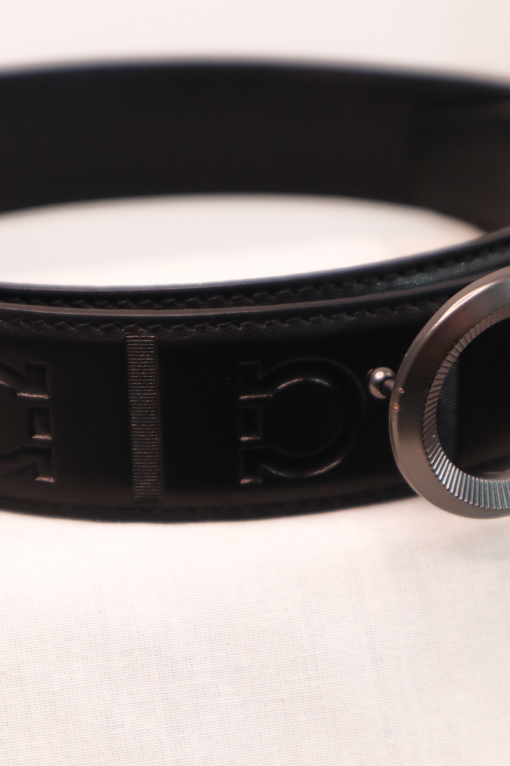 Ferragamo Ceinture Hommes Gris