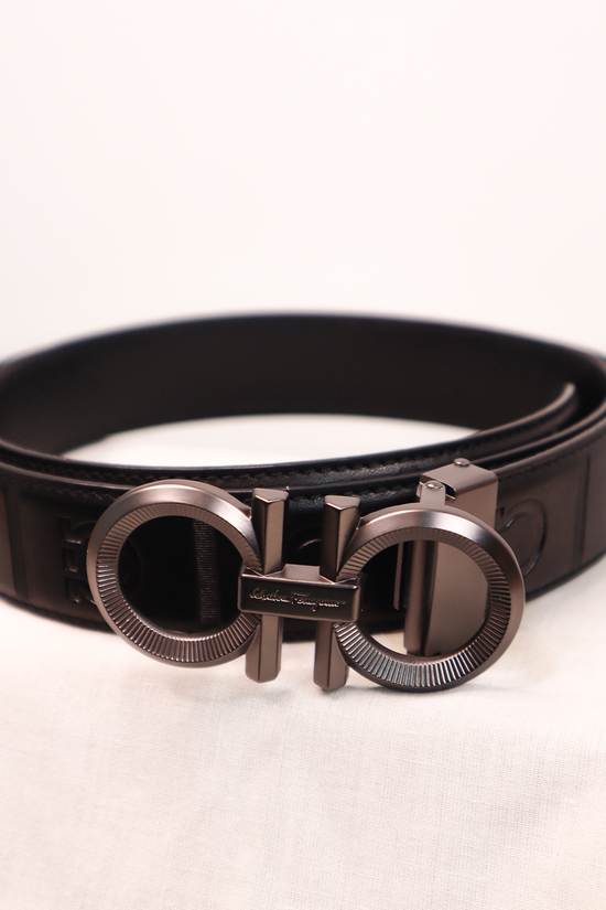 Ferragamo Ceinture Hommes Gris