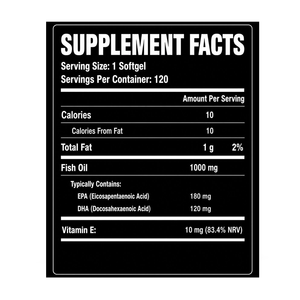 Fish Oil Omega-3  GSN | 120 Softgels